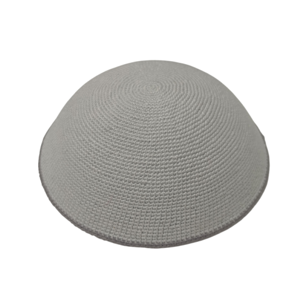 Customizable Design Handcrafted 100% Cotton DMC Thin Thread Knitted Kippah