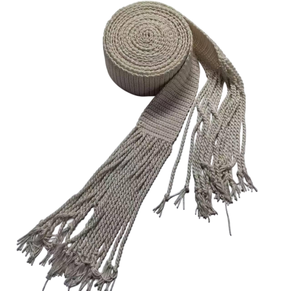 AA  Factory Wholesale Handmade Blank Reyon Silk Gartel Strings, Gartel Ritual Belt, Hand Crochet Gartelused, Sprang Silk Gartels