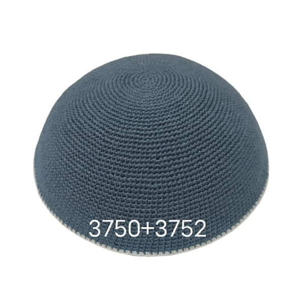 Customizable Design Handcrafted 100% Cotton DMC Thin Thread Knitted Kippah