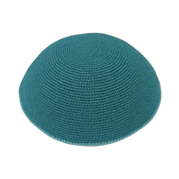 Customizable Design Handcrafted 100% Cotton DMC Thin Thread Knitted Kippah