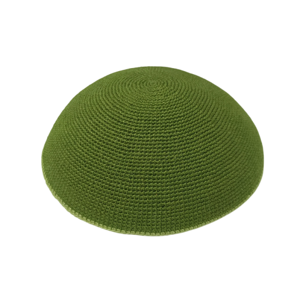 Customizable Design Handcrafted 100% Cotton DMC Thin Thread Knitted Kippah