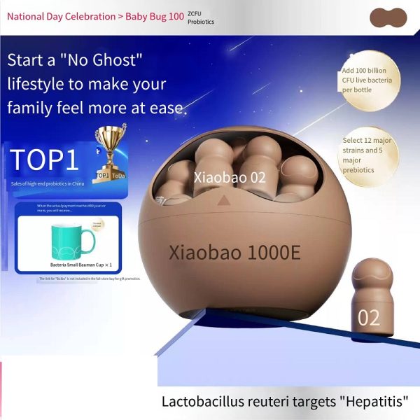 Junxiaobao Space 2 Probiotics - Highly active Ready-to-eat Lactobacillus reuteri for adults