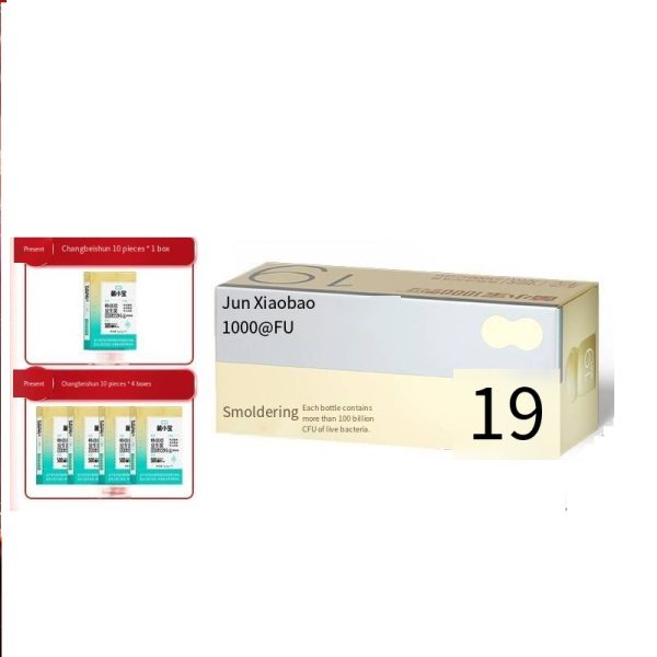 Junxiaobao Space 19 Probiotics Ignite the White Bottle,generation UP Hot Sweat Essence for Adults, Single bottle 100 billion CFU