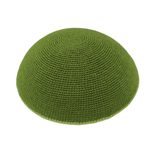 Customizable Design Handcrafted 100% Cotton DMC Thin Thread Knitted Kippah