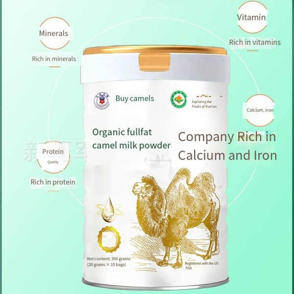 Taste the Kunlun high-calcium probiotic camel milk powder, OEM teenagers,well as camel milk powder for the elderly and wholesale
