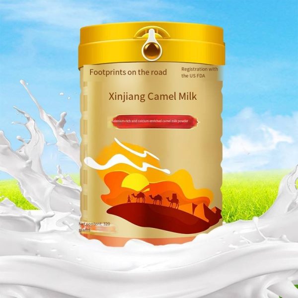 Silk Road Camel Seal Selenium and Calcium Rich Formula Camel Milk Powder OEM Camel Milk Powder.