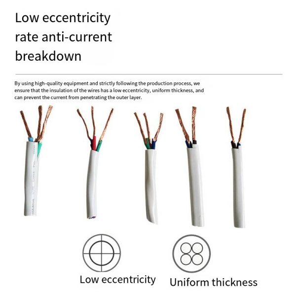 The manufacturer supplies genuine three-core signal cable with oxygen-free copper sheath, 3*1 square RVV wire. It is sold in rolls.
