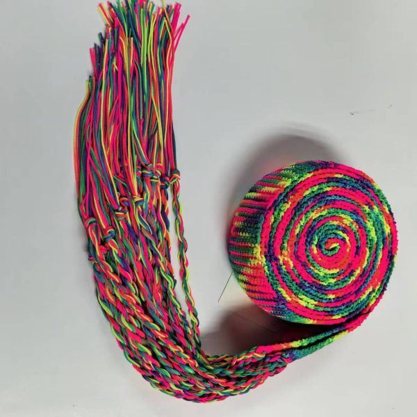 Factory Wholesale Handmade Blank Reyon Silk Gartel Strings, Gartel Ritual Belt, Hand Crochet Gartelused, Sprang Silk Gartels