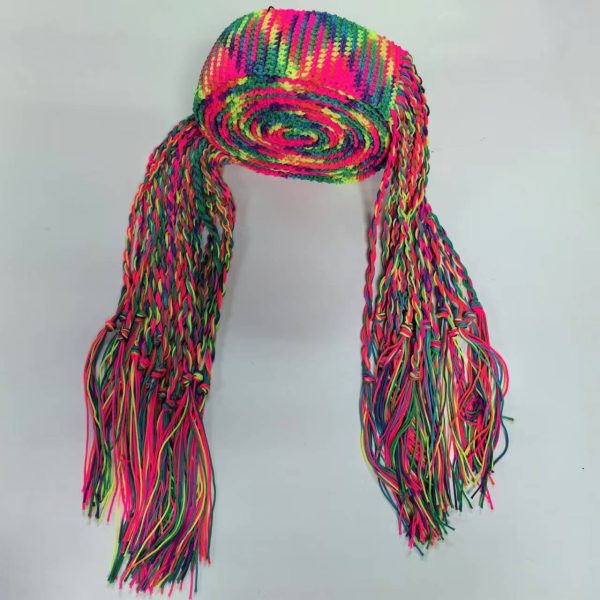 Factory Wholesale Handmade Blank Reyon Silk Gartel Strings, Gartel Ritual Belt, Hand Crochet Gartelused, Sprang Silk Gartels